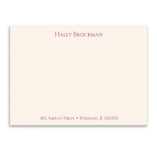 All-in-One Flat Note Cards